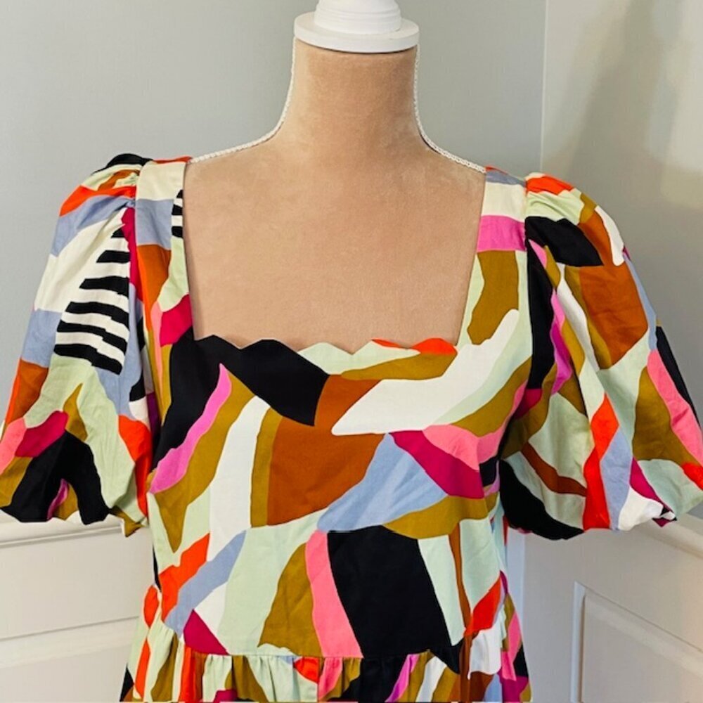 Crosy by Mollie Birch Vibrant Abstract Irby Jumpsuit Relaxed Fit Medium - Picture 2 of 8